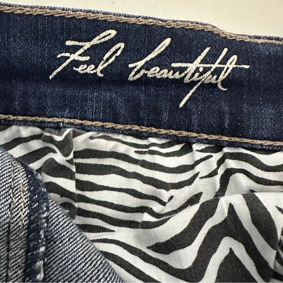 White House Black Market Jeans Crop Blanc Women's Size 10 - Picture 6 of 9